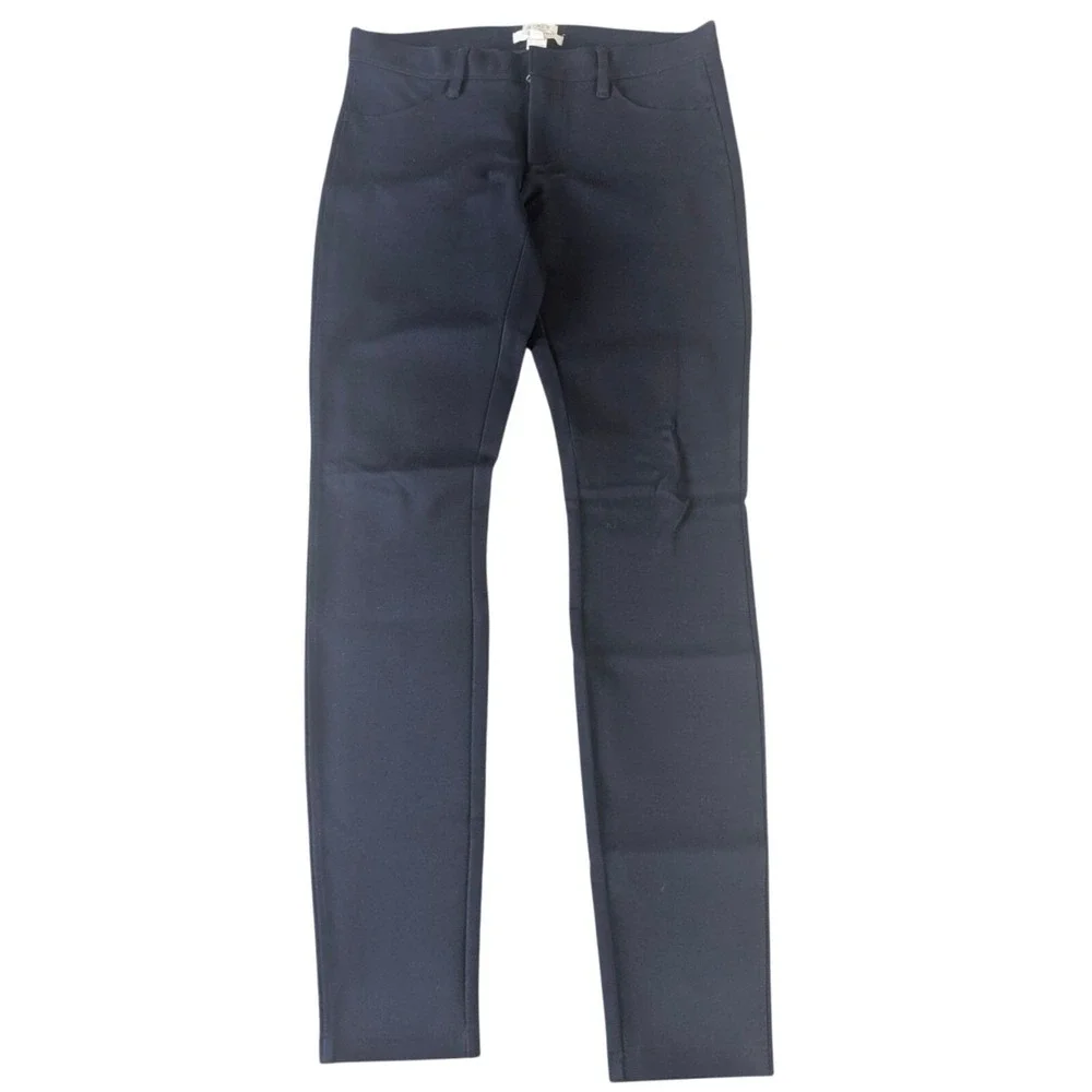 J.Crew The Gigi Pant Navy Blue‎ Slim Fit Stretch Trousers Womens Size 2